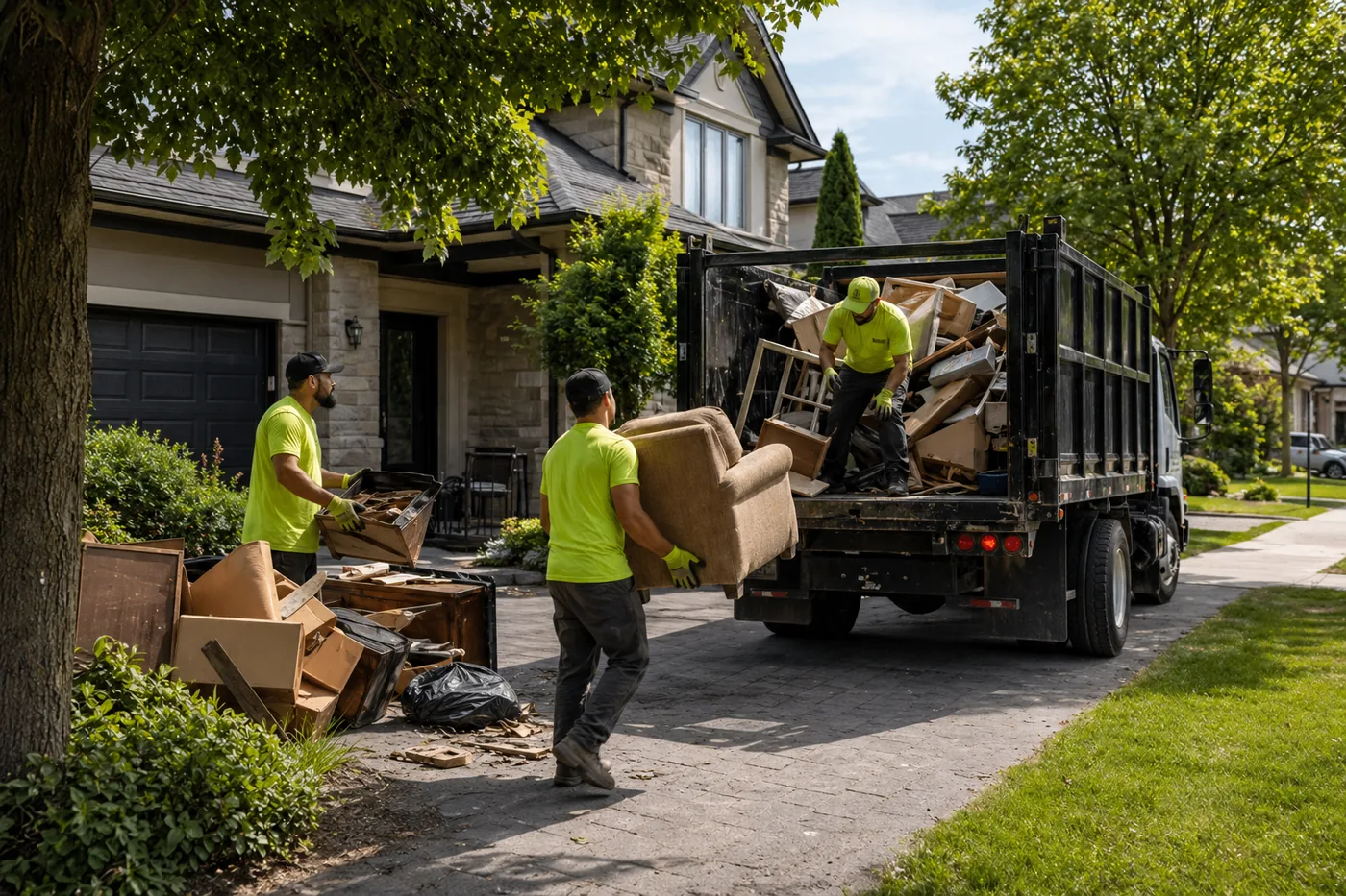 Residential property maintenance and junk removal