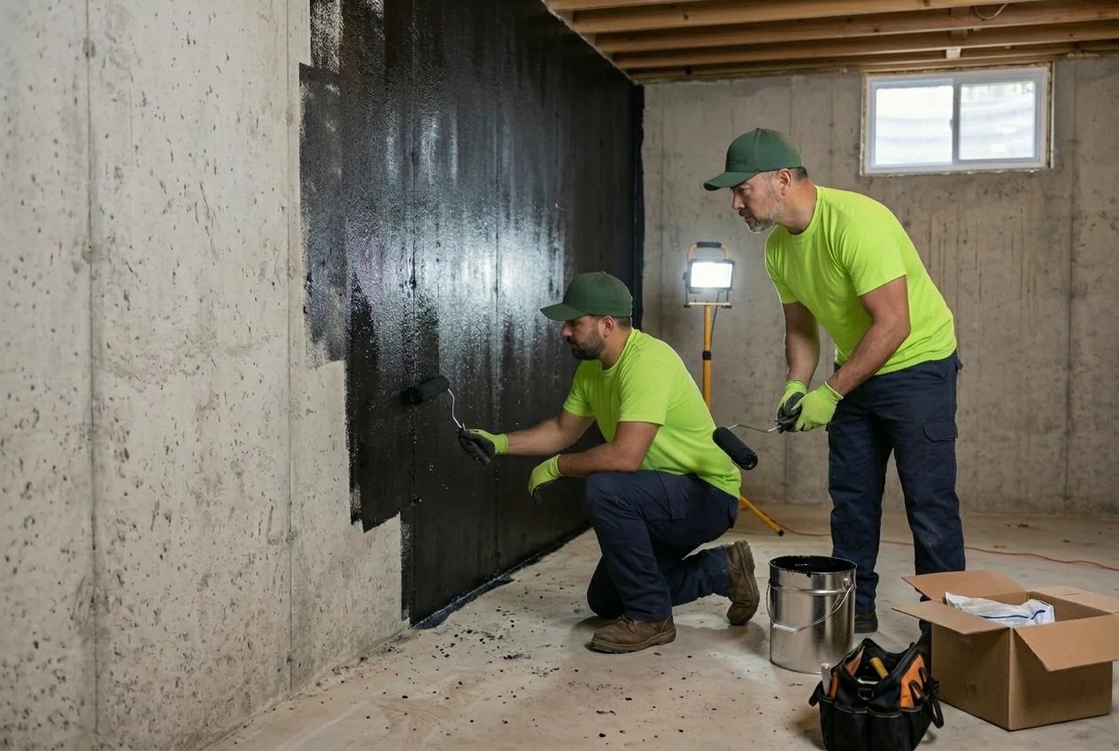 Basement and foundation waterproofing